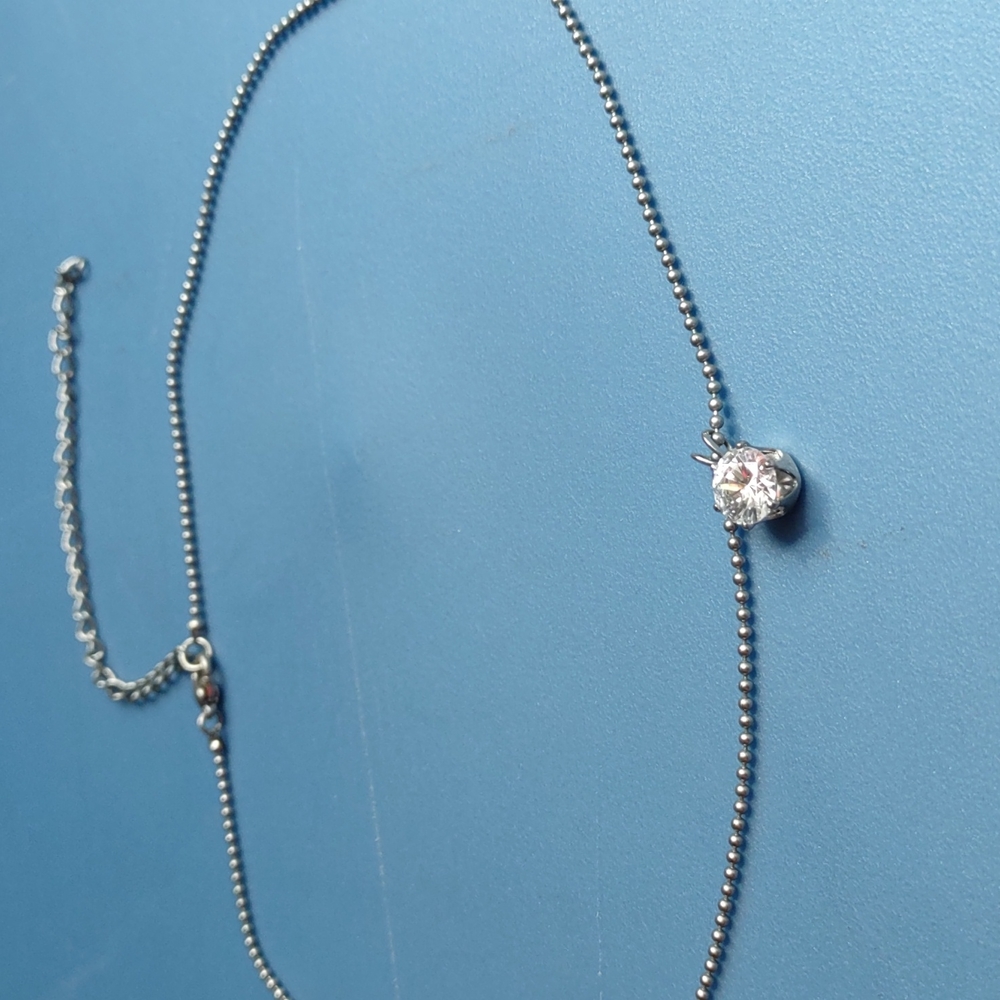 Sparkly Pendant Necklace, adjustable length